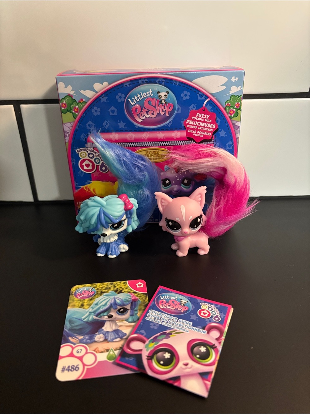 Littlest Pet Shop Twisted Tails Pet Pairs Series 6 Dog & Cat Open Box New